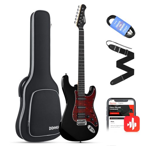 top guitare noir