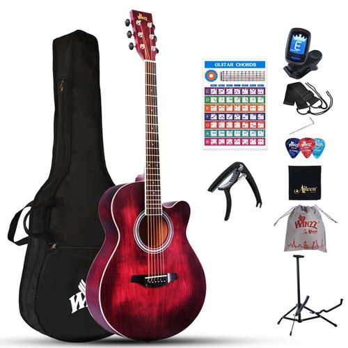 top guitare rouge